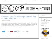 Tablet Screenshot of beermakesthree.com